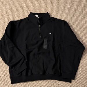 NWT Nike Black Zip-Up Pullover